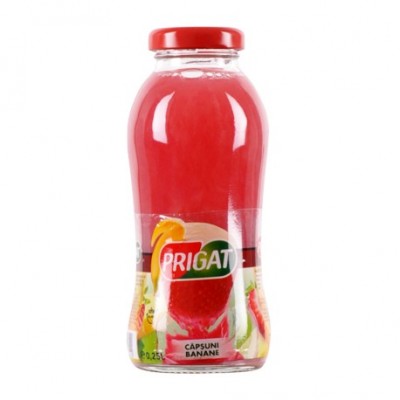 Prigat căpşuni + banane 250 ml
