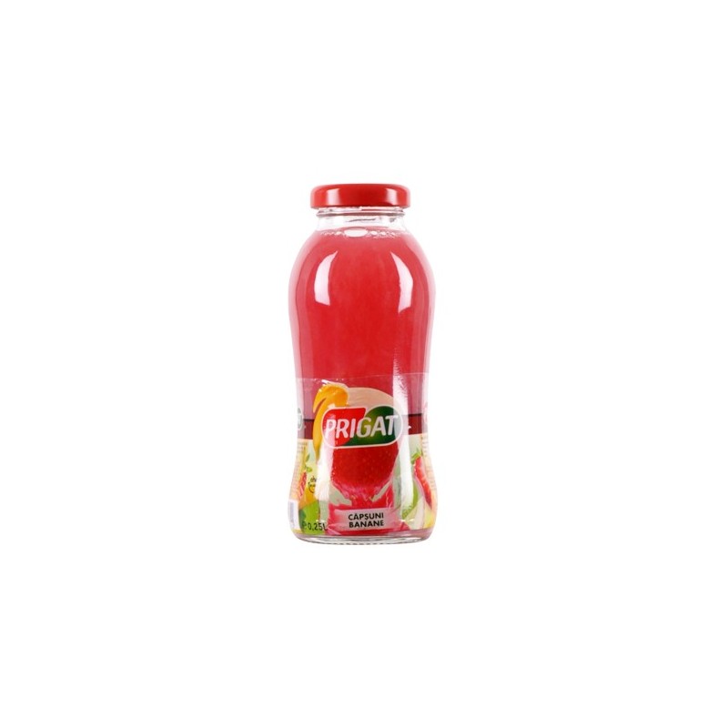 Prigat de căpşuni + banane 250 ml